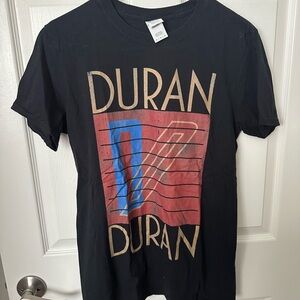 Gildan Black Tee with Duran Duran Graphic